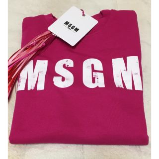 エムエスジイエム(MSGM)の数量限定価格‼️2018 SS 新作✨ MSGM ロゴプリントスウェット(トレーナー/スウェット)