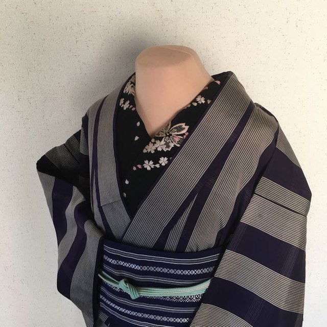 花紫色の矢鱈縞の3点セット(Sサイズ)の通販 by きらら's shop|ラクマ