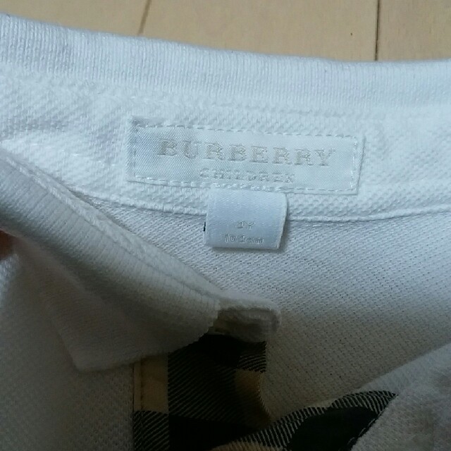 BURBERRY(バーバリー)のバーバリー　ポロシャツ　三陽商会製 キッズ/ベビー/マタニティのキッズ服男の子用(90cm~)(Tシャツ/カットソー)の商品写真