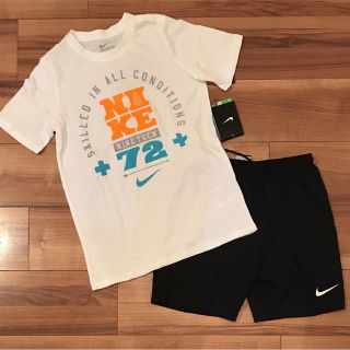 ナイキ(NIKE)のナイキ 140 半袖 Tシャツ ハーフパンツ 短パン セットアップ 新品(Tシャツ/カットソー)