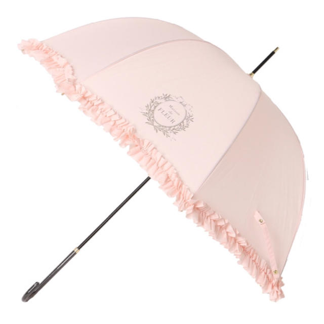 Maison de FLEUR(メゾンドフルール)のʚ꒰⑅新品完売品！☂︎ピンクフリル晴雨兼用UV日傘⑅꒱ɞ レディースのファッション小物(傘)の商品写真