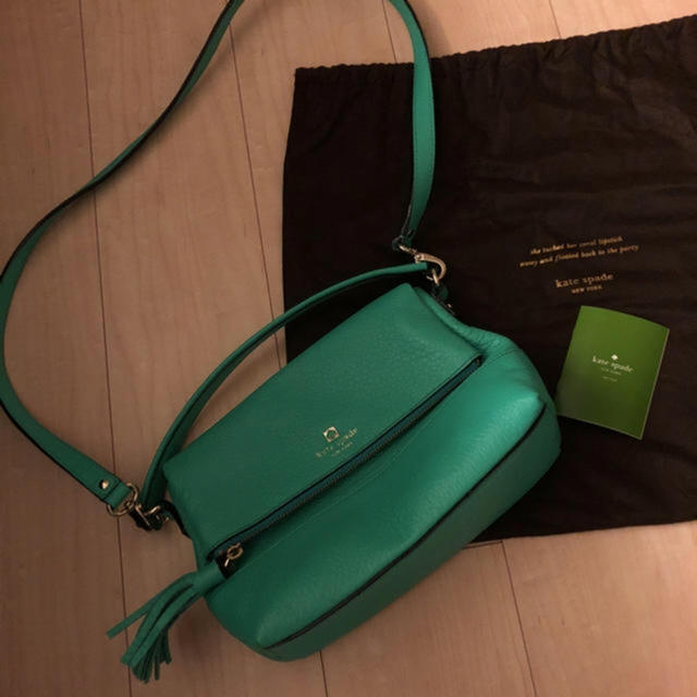 kate spade new york(ケイトスペードニューヨーク)のmizui様専用  ケイトスペード   ショルダーバッグ   グリーン レディースのバッグ(トートバッグ)の商品写真