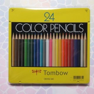 トンボエンピツ(トンボ鉛筆)の【未使用☆】Tombow 色鉛筆 ２４色入り(色鉛筆)