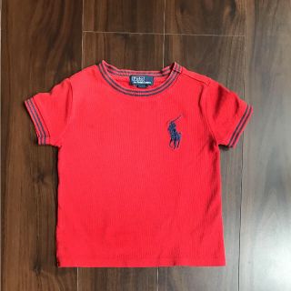 ポロラルフローレン(POLO RALPH LAUREN)の専用❗️ラルフローレン  ビッグポニー Tシャツ 2枚24M 90 赤(Tシャツ/カットソー)