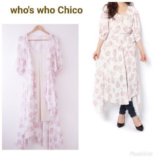 フーズフーチコ(who's who Chico)の【新品】ペイズリー柄ワンピース(ロングワンピース/マキシワンピース)