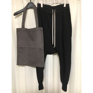 リックオウエンス(Rick Owens)のrick owens drkshdw ドローストリング スウェットパンツ(サルエルパンツ)