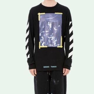 オフホワイト(OFF-WHITE)のoff- White ロンt(Tシャツ/カットソー(七分/長袖))