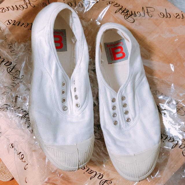 BENSIMON(ベンシモン)のベンシモンホワイト レディースの靴/シューズ(スニーカー)の商品写真