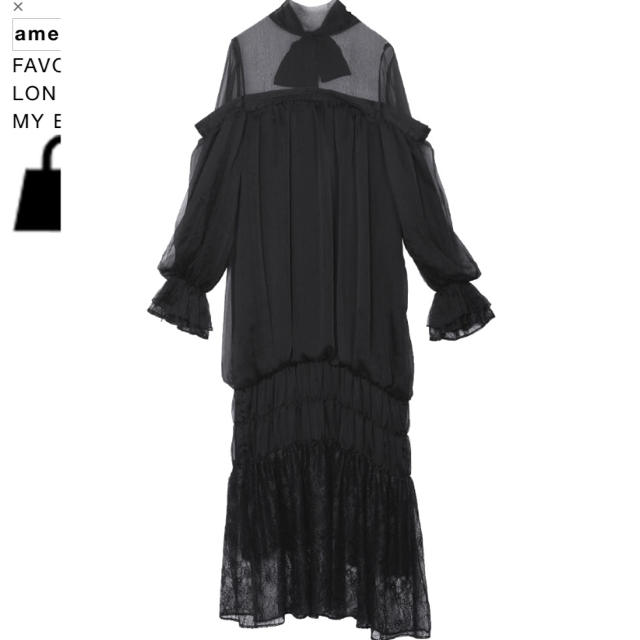 Ameri VINTAGE - 即完売 CATTLEYA SHEER DRESSの通販 by バニショコ's ...