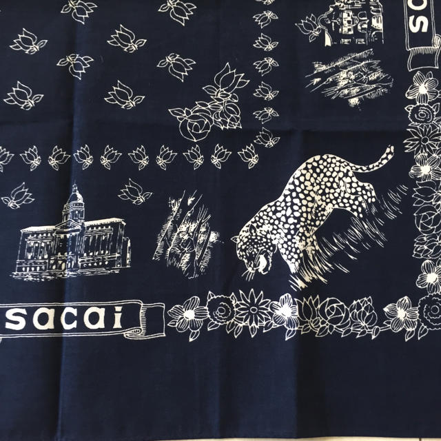 sacai(サカイ)の【GW値下げ】sacai ノベルティ スカーフ サカイ メンズ レディース ① レディースのファッション小物(バンダナ/スカーフ)の商品写真