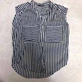 ザラ(ZARA)のZARA ノースリ(シャツ/ブラウス(半袖/袖なし))