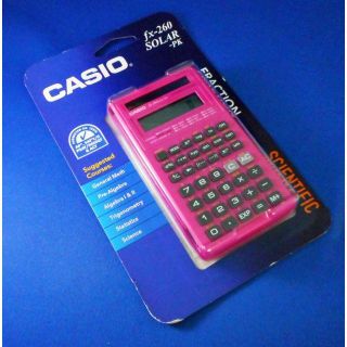 カシオ(CASIO)のピンクのソーラー関数電卓★CASIO fx-260(その他)