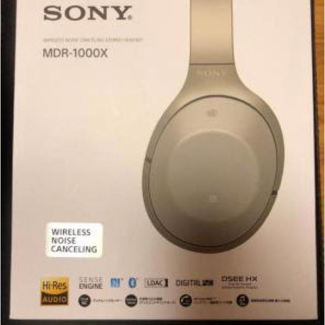 SONY(ソニー)のMDR-1000x ワイヤレスヘッドフォン Bluetooh  スマホ/家電/カメラのオーディオ機器(ヘッドフォン/イヤフォン)の商品写真