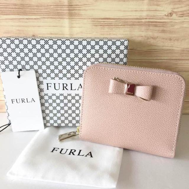 再入荷P☆Furla フルラ ロゴ入り 三つ折り財布