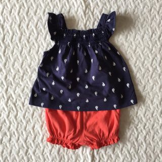 カーターズ(carter's)のcarter's ヨット柄チュニック&ブルマセット(シャツ/カットソー)