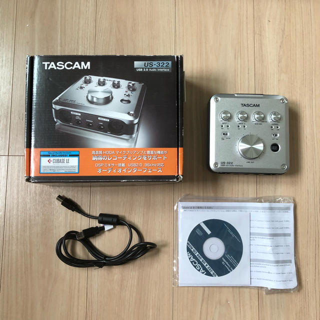 TASCAM US-322 オーディオインターフェース 楽器のDTM/DAW(オーディオインターフェイス)の商品写真