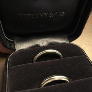 ティファニー(Tiffany & Co.)の値下げ♡ Tiffany & Co. pt950 ペアリング(リング(指輪))