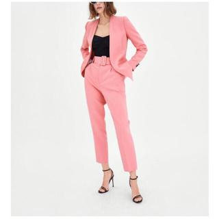 Zara Zara ピンク スーツ セットアップの通販 By Shop ザラならラクマ