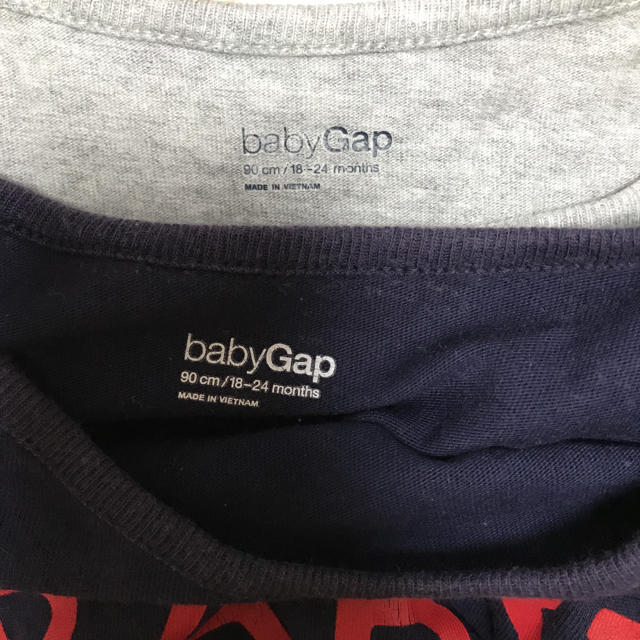 babyGAP(ベビーギャップ)のHimawari♡shopさん専用♡長袖ロンパース☆９０サイズ キッズ/ベビー/マタニティのキッズ服男の子用(90cm~)(その他)の商品写真