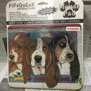 バセットハウンド★マウスパッド(PC周辺機器)