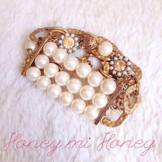 ハニーミーハニー(Honey mi Honey)のハニーミーハニー♡パールブレスレット♡(ブレスレット/バングル)