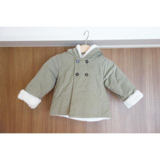 プチバトー(PETIT BATEAU)の_saison_様専用🌻PETIT BATEAU フード付きコート 18m(ジャケット/コート)