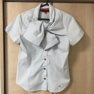 ヴィヴィアンウエストウッド(Vivienne Westwood)のvivienne westwood 変形半袖シャツ(シャツ/ブラウス(半袖/袖なし))