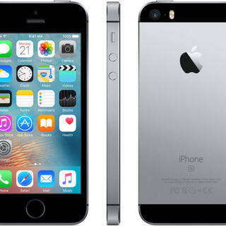 アップル(Apple)の【新品】iPhone SE 128GB スペースグレイ SIMロック解除済み(スマートフォン本体)