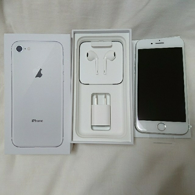 iPhone - iPhone8 64GB SIMフリー Silver 新品未使用