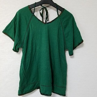 チチカカ(titicaca)のホルターネックTシャツ(Tシャツ(半袖/袖なし))