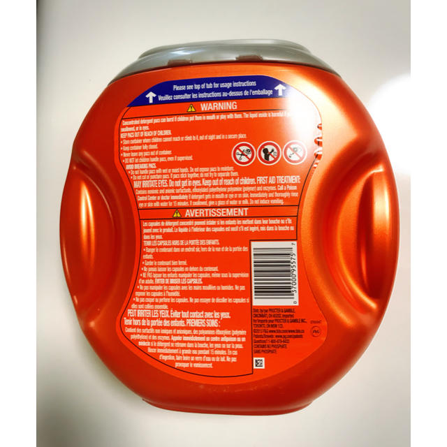 Tide スポーツ 1箱 54個入り 1.59kg 海外ジェルボール洗剤 インテリア/住まい/日用品の日用品/生活雑貨/旅行(洗剤/柔軟剤)の商品写真