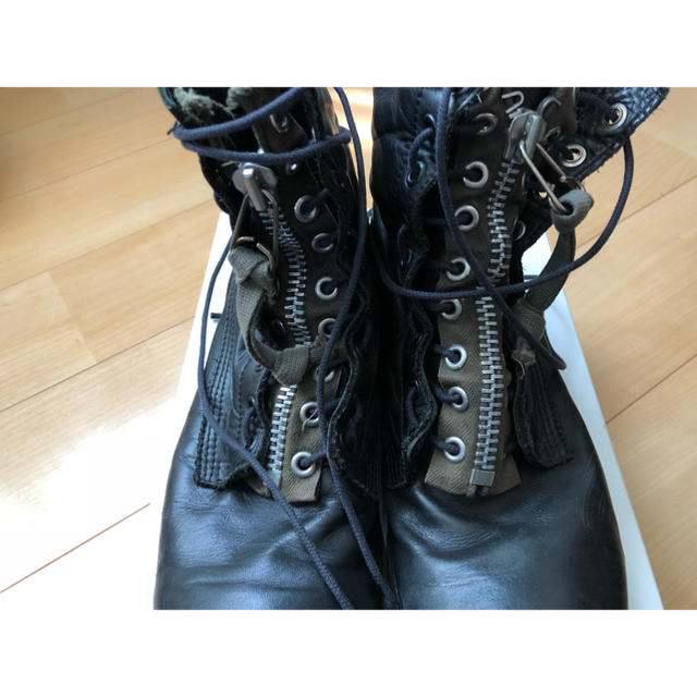 UNDERCOVER(アンダーカバー)のused undercover 11SS Zip studs boots メンズの靴/シューズ(ブーツ)の商品写真