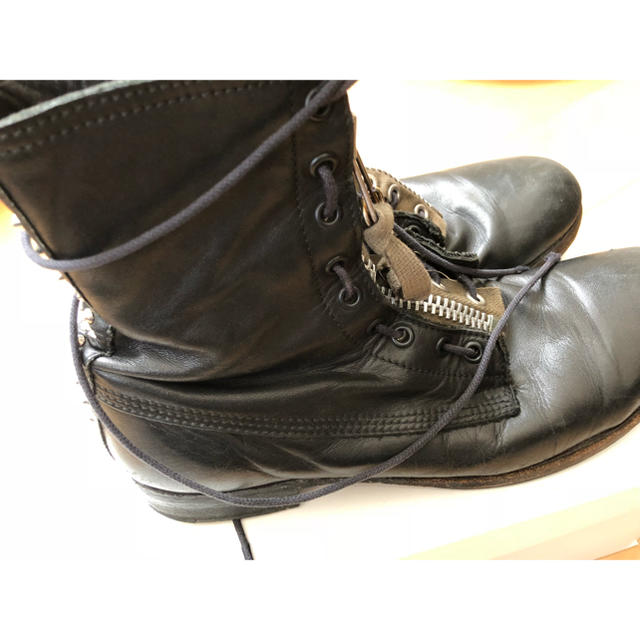 UNDERCOVER(アンダーカバー)のused undercover 11SS Zip studs boots メンズの靴/シューズ(ブーツ)の商品写真