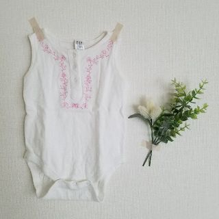 ベビーギャップ(babyGAP)のbabygap ノースリーブ ボディ(ロンパース)