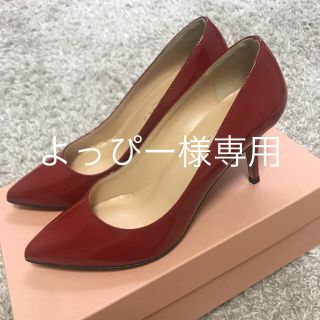 ファビオルスコーニ(FABIO RUSCONI)のよっぴー様専用      新品 CORSO ROMA9 エナメル パンプス(ハイヒール/パンプス)