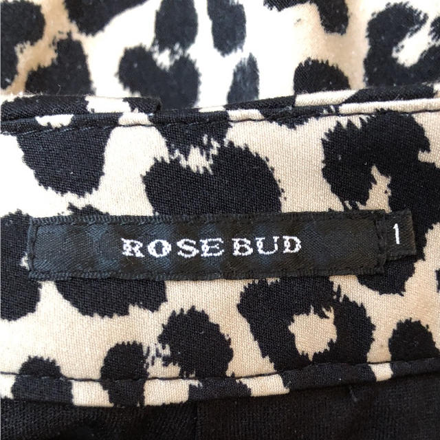 ROSE BUD(ローズバッド)のローズバット ヒョウ柄 ハーフパンツ レディース レディースのパンツ(ハーフパンツ)の商品写真