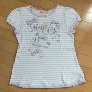 メゾピアノ(mezzo piano)のメゾピアノ Tシャツ 160(Tシャツ/カットソー)