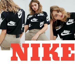 ナイキ(NIKE)の日本未発売　ヨーロッパ　Nike ナイキ　ビッグシルエット ショートTシャツ(Tシャツ(半袖/袖なし))