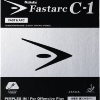 ニッタク(Nittaku)の新品未使用！！ファスタークC-1 黒トクアツ(卓球)