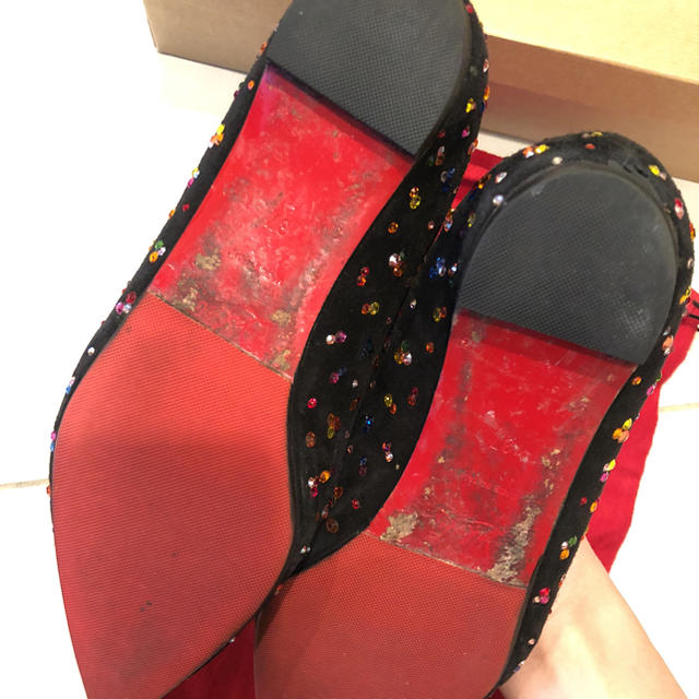 Christian Louboutin(クリスチャンルブタン)のルブタン マルチビジュー フラット レディースの靴/シューズ(ハイヒール/パンプス)の商品写真