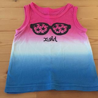 エックスガールステージス(X-girl Stages)の【値下】x-girl steages タンクトップ(Tシャツ/カットソー)