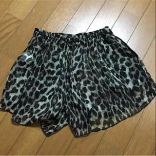 マウジー(moussy)のmoussyレオパード柄シースルーショートパンツです！！(^O^)／♡ (ショートパンツ)