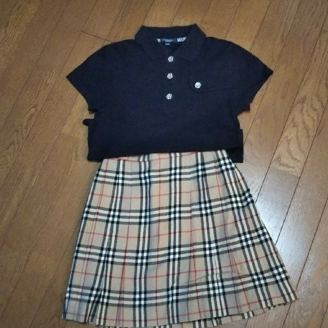 BURBERRY(バーバリー)のBURBERRYLondonポロシャツ サイズ160 キッズ/ベビー/マタニティのキッズ服女の子用(90cm~)(Tシャツ/カットソー)の商品写真