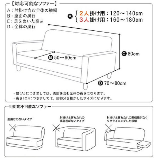 ソファーカバー インテリア/住まい/日用品のソファ/ソファベッド(ソファカバー)の商品写真