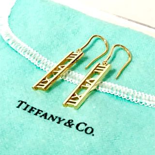 ティファニー(Tiffany & Co.)のティファニー オープン アトラス ピアス 750YG 新品同様(ピアス)