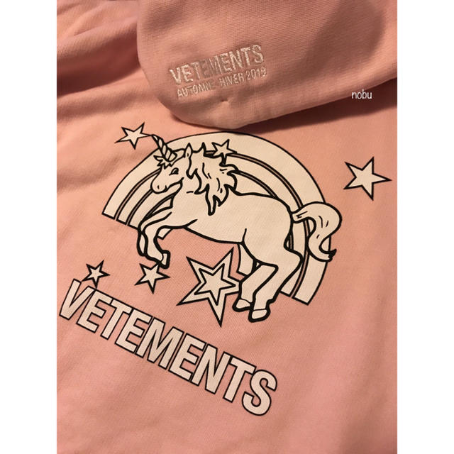 新品 世界250着限定【 VETEMENTS 】 UNICORN HOODIE メンズのトップス(パーカー)の商品写真