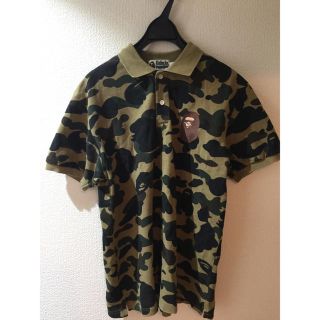 アベイシングエイプ(A BATHING APE)のAPE カモフラ ポロシャツ サイズL(ポロシャツ)