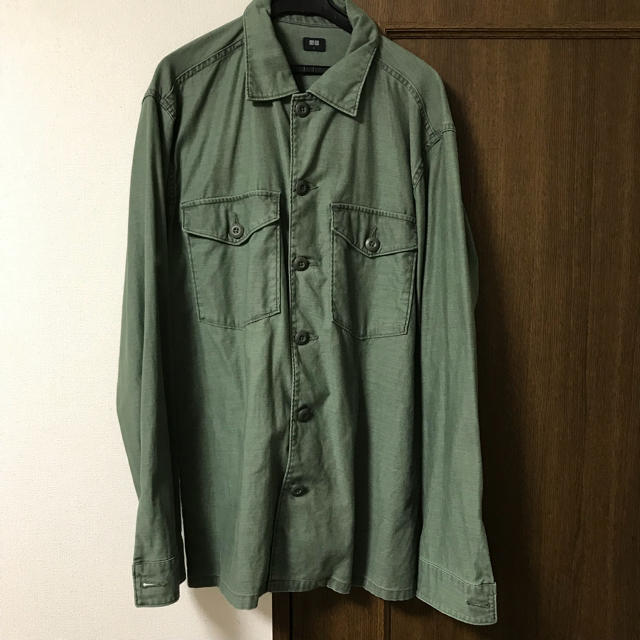 Uniqlo ミリタリー シャツ ジャケット カーキ 緑の通販 By けい S Shop ユニクロならラクマ