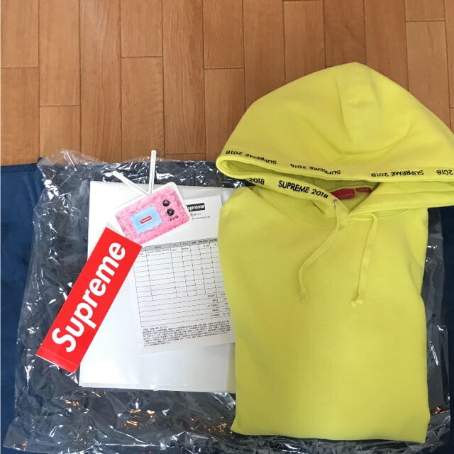 18ss supreme channel hooded sweatshirt