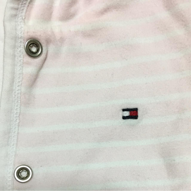 TOMMY HILFIGER(トミーヒルフィガー)の美品トミーフィルガー パーカー 70 女の子 キッズ/ベビー/マタニティのベビー服(~85cm)(カーディガン/ボレロ)の商品写真